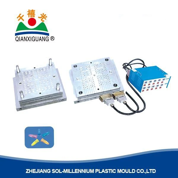 Semi Hot Runner Syringe Needle Hub Mould
